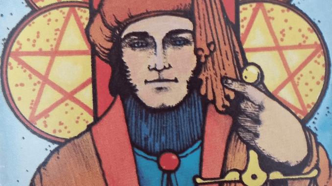 Morgan Greer Tarot 6 Pentacles