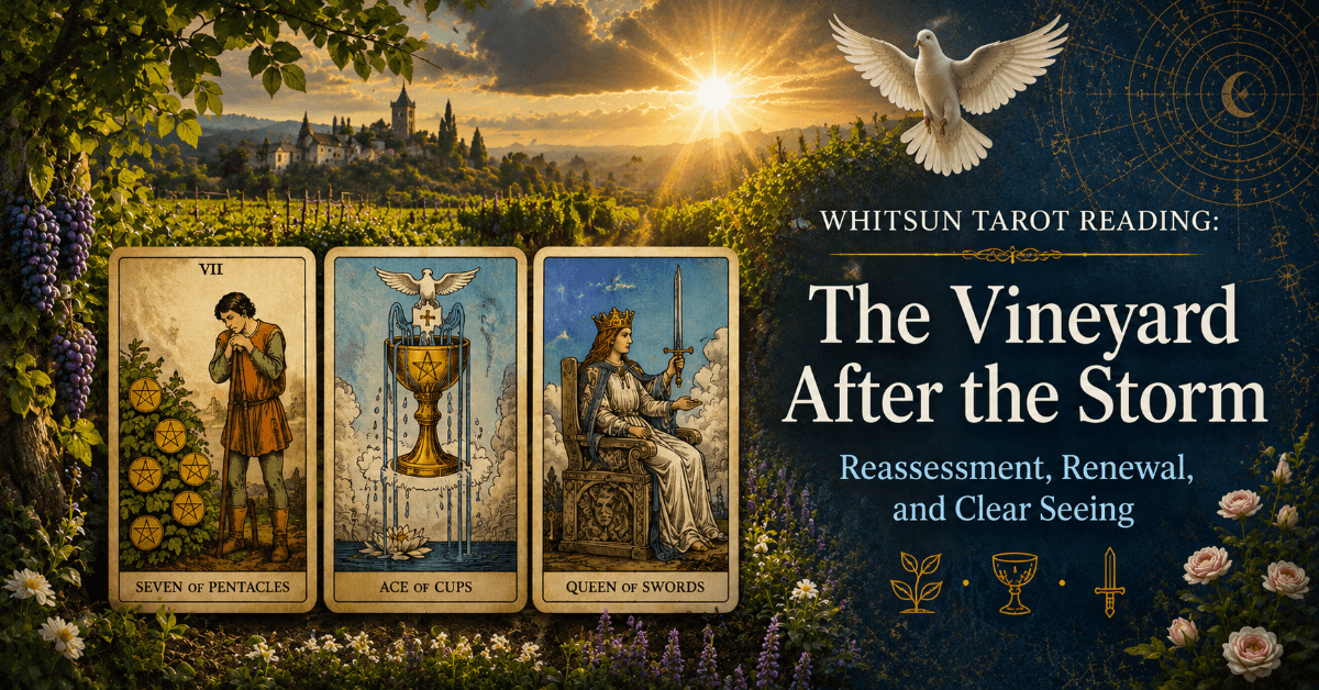 Whitsun Tarot Reading: The Vineyard After the Storm