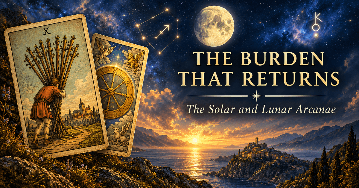 The Burden That Returns: This Week’s Tarot and Sky